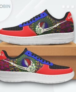 Grateful Dead Fan Air Force 1 Shoes   Loving Healing Design Sneakers Grateful Dead Fan Air Force 1 Shoes   Loving Healing Design Sneakers