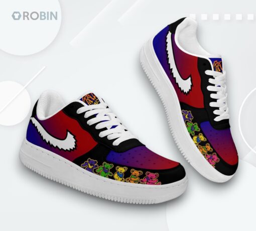 Grateful Dead Fire on the Mountain Air Force 1 Shoes   Forever Fan Edition
