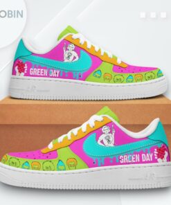 Green Day ‘When I Come Around’ Graphic Air Force 1 Shoes   Unique Design