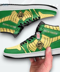 Green Ranger Jordan 1 High – Custom Power Rangers Sneakers Green Ranger Jordan 1 High – Custom Power Rangers Sneakers