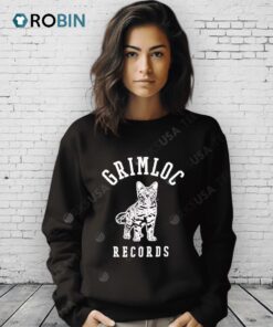 Grimloc Records Cat Shirt