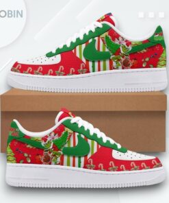 Grinch Christmas Air Force 1 Shoes   Festive Holiday Design Grinch Christmas Air Force 1 Shoes   Festive Holiday Design
