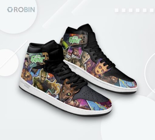 Groot Jordan 1 High – Guardians of the Galaxy Sneakers