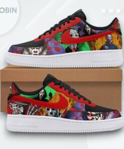 Halloween Horror Movies Air Force 1 Shoes   Unique Printed Design