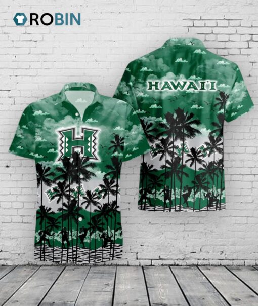 Hawaii Palms Hawaiian Shirt –  Rainbow Warriors Aloha Shirt
