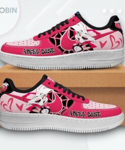 Hazbin Hotel Angel Dust Graphic Print Air Force 1 Sneakers   Unique Fan Merchandise Hazbin Hotel Angel Dust Graphic Print Air Force 1 Sneakers   Unique Fan Merchandise
