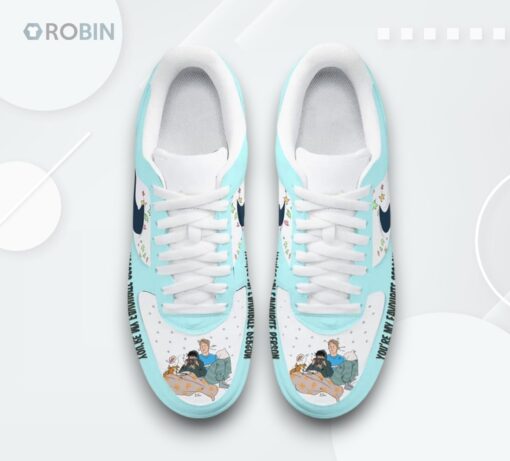 Heartstopper Air Force 1 Shoes   You Are My Most Fav Person Design