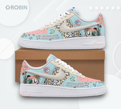 Heartstopper Change is Good Air Force 1 Shoes   Unique Graphic Design