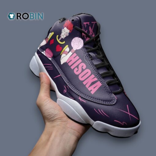 Hisoka Inspired Jordan 13 Sneakers – Unique Anime Design for Fans