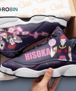 Hisoka Inspired Jordan 13 Sneakers – Unique Anime Design for Fans
