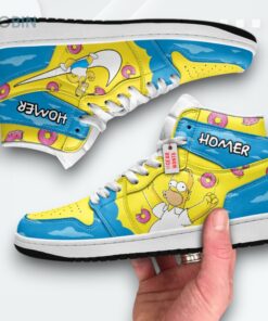 Homer Simpson Donut Jordan 1 High – Custom Sneakers Homer Simpson Donut Jordan 1 High – Custom Sneakers