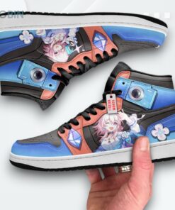 Honkai Star Rail Jordan 1 High – March 7th Sneakers – Custom Design Honkai Star Rail Jordan 1 High – March 7th Sneakers – Custom Design
