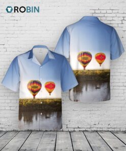 Hot Air Balloon Hawaiian Shirt –  Albuquerque New Mexico Design