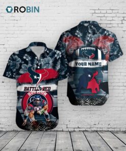 Houston Texans Hawaiian Shirt –  Mascot Aloha Football NFL