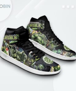 Hulk Superhero Jordan 1 High – Custom Sneakers