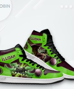 Illidan Design Jordan 1 High – World of Warcraft Sneakers