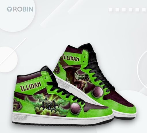 Illidan Design Jordan 1 High – World of Warcraft Sneakers