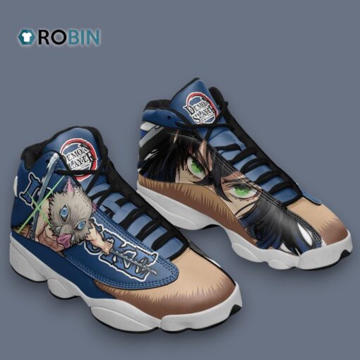 Inosuke Hashibira Jordan 13 Sneakers – Anime Inspired Design Footwear