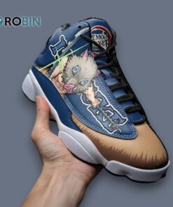 Inosuke Hashibira Jordan 13 Sneakers – Anime Inspired Design Footwear