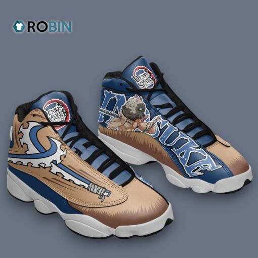 Inosuke Print Jordan 13 Sneakers – Stylish Anime Inspired Footwear for Fans