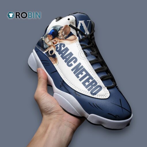 Isaac Netero Inspired Jordan 13 Sneakers with Unique Printed Design