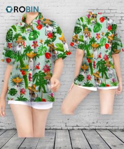 Jack Russel Mexican Hawaiian Shirt –  Dog Lovers Tropical Tee