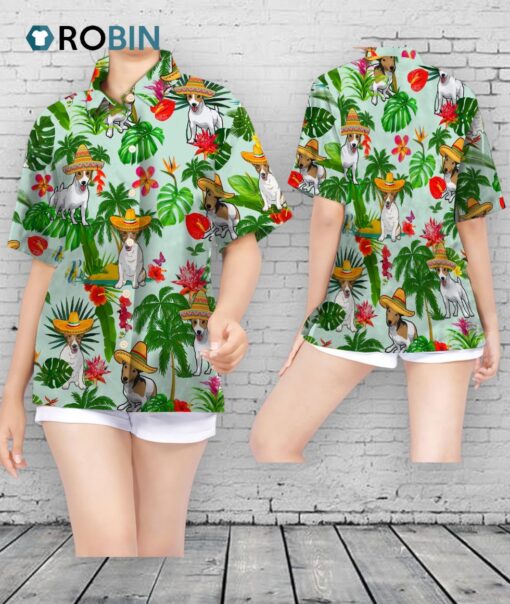 Jack Russel Mexican Hawaiian Shirt –  Dog Lovers Tropical Tee