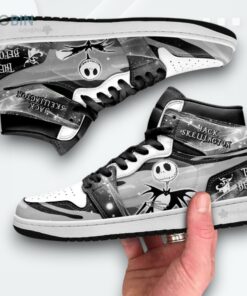 Jack Skellington Jordan 1 High – Custom Silhouette Sneakers Jack Skellington Jordan 1 High – Custom Silhouette Sneakers