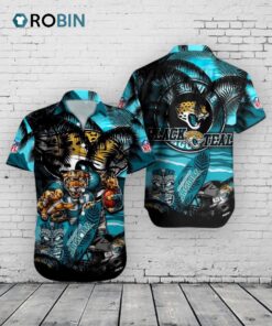 Jaguars Hawaiian Shirt NFL –  Aloha Football Fan Jersey