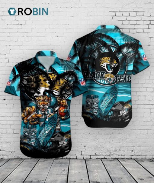 Jaguars Hawaiian Shirt NFL –  Aloha Football Fan Jersey