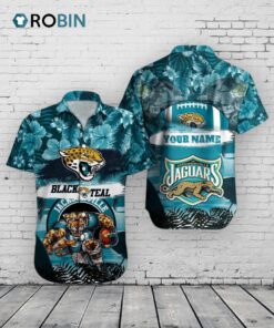 Jaguars Mascot Hawaiian Shirt –  NFL Aloha Football Print