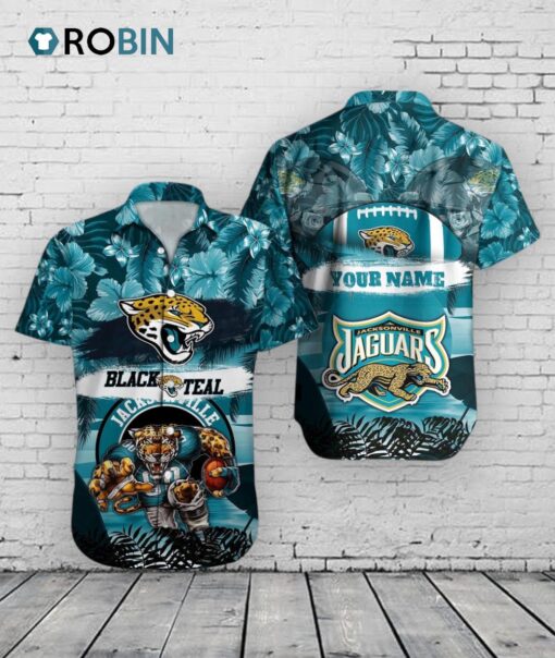Jaguars Mascot Hawaiian Shirt –  NFL Aloha Football Print