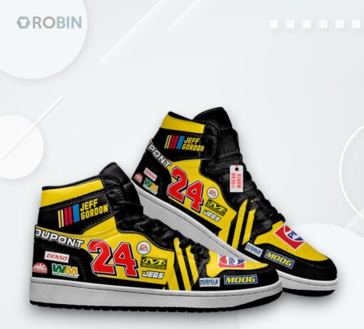 Jeff Gordon Jordan 1 High – #24 Custom Retro Sneakers