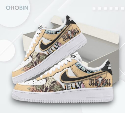 Jelly Roll & Mary Jane Print Air Force 1 Shoes   Stylish Design Sneakers