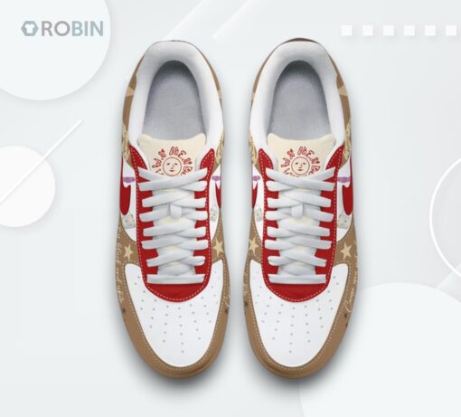 Jeremy Zucker ‘All The Kids Are Depressed’ Air Force 1 Shoes   Unique Printed Design