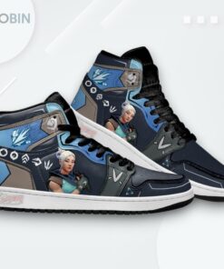 Jett Valorant Jordan 1 High – Gamer Sneakers – Custom Design