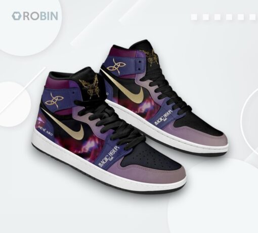 Jhene Aiko Magic Hour Air Jordan 1 Shoes   Unique Printed Design