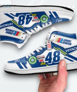 Jimmie Johnson Jordan 1 High Custom Sneakers – #48 Racing Shoes Jimmie Johnson Jordan 1 High Custom Sneakers – #48 Racing Shoes