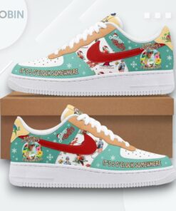 Jimmy Buffett Margaritaville 5 O’Clock Somewhere Air Force 1 Shoes   Vibrant Design
