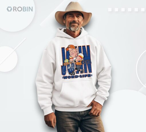 John Cena Word Life Baseball Cartoon Shirt