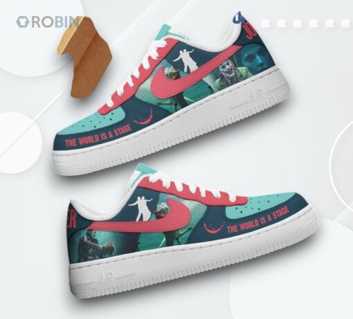 Joker Air Force 1 Shoes   ‘The World Is A Stage’ Folie A Deux Design