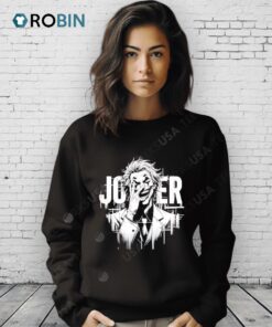Joker Angular Black White Shirt Joker Angular Black White Shirt