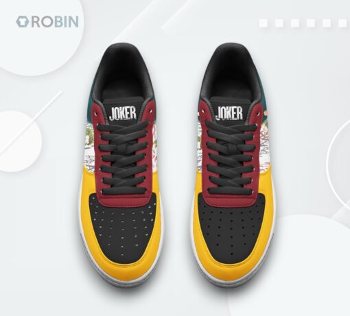 Joker Folie Deux Air Force 1 Shoes   Unique Graphic Print Design