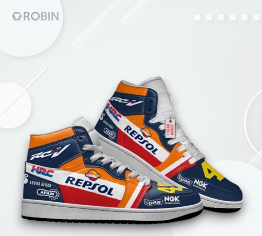 Jordan 1 High RC211V Moto Sneakers – Custom Design