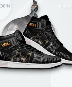 Jordan 1 High Smoke Grey Mortal Kombat Sneakers