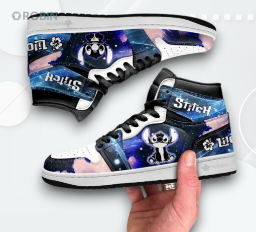 Jordan 1 High Sneakers – Stitch Silhouette Design