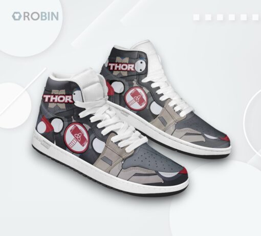 Jordan 1 High Superheroes Thor Edition Sneakers