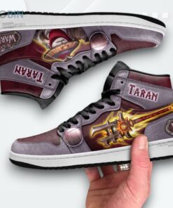 Jordan 1 High World of Warcraft Sneakers – Taran Themed Design Jordan 1 High World of Warcraft Sneakers – Taran Themed Design