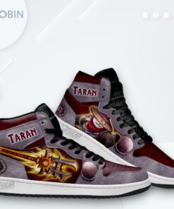 Jordan 1 High World of Warcraft Sneakers – Taran Themed Design Jordan 1 High World of Warcraft Sneakers – Taran Themed Design