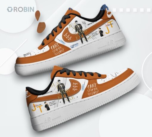 Justin Timberlake Inspired Sexy Back & Bye Bye Bye Air Force 1 Shoes   Unique Design